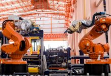 Industria 4.0, robot in fabbrica