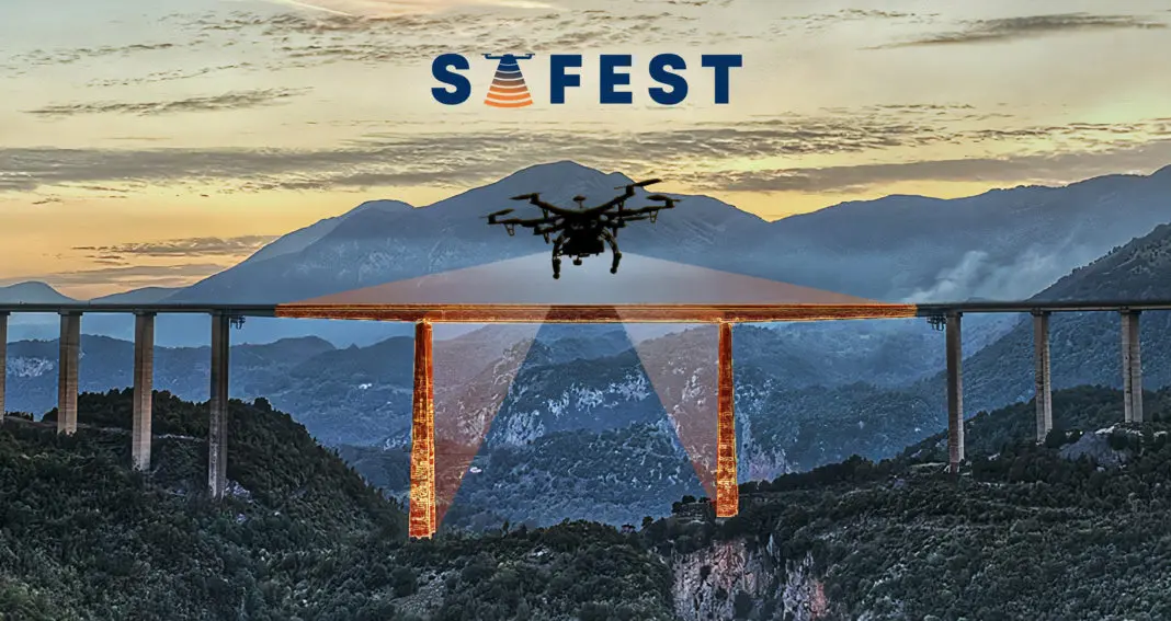 l progetto Safest mira a rendere più efficiente il monitoraggio e la manutenzione delle strutture in cemento armato tramite l'uso di droni.